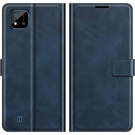SONWO Cover per Realme C11, Flip Caso in PU Pelle Case Cover