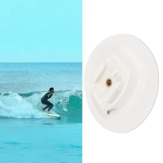 Support fixe pour caméra de planche de surf KEENSO - Blanc - PVC