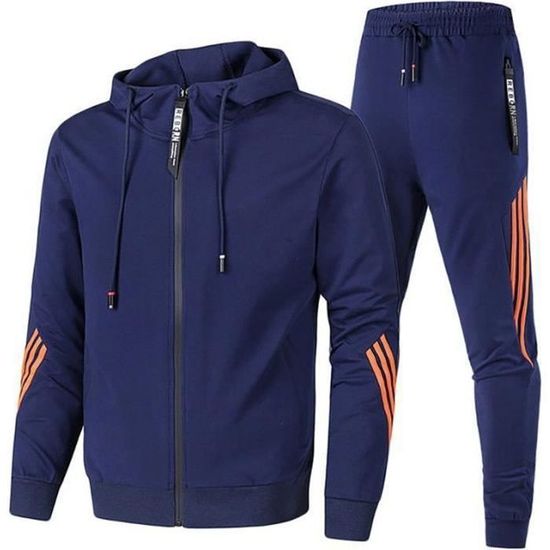 Ensemble Jogging Homme 2 Pièces | Survêtement Daim Hiver | Tenue Sport Confortable - 6