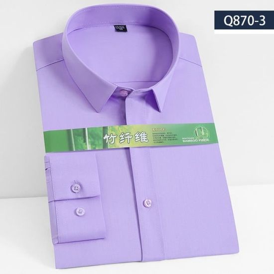 chemise américaine brodée... Flying bambous bleue