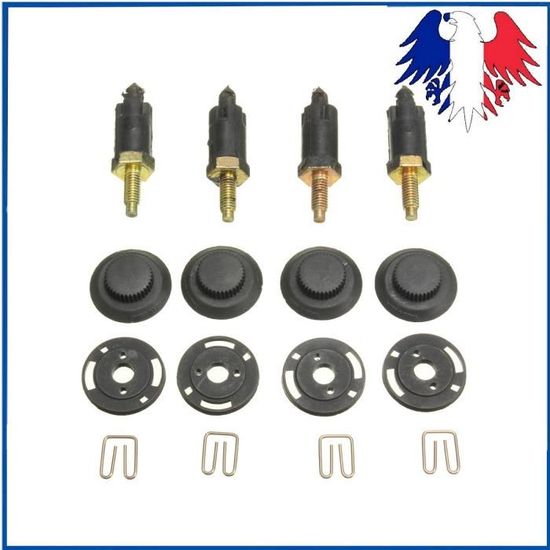 4 Set Fixations Couvre Moteur 2.0 HDI Pour Berlingo C4 C5 Xantia Xsara 206 306 307 406 607 806 Expert 0137F6 13711 Clips + Boulons