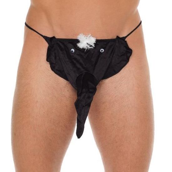 string homme trompe elephant