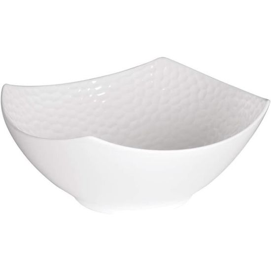 Saladier Kiyo 23 Cm - Collection Table Passion, Grès Décoré Floral Japonisant
