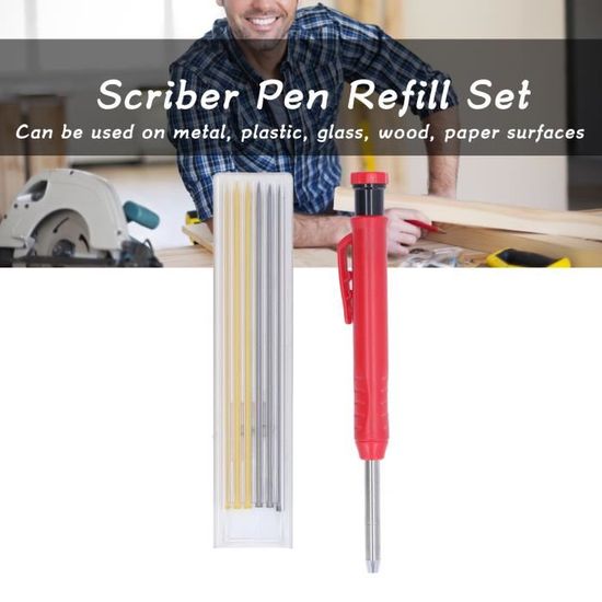 Stylo En Carbure Pointe Pointue - Outil De Scribe Pour Artisanat, Gravure, Corps Fileté, Neuf