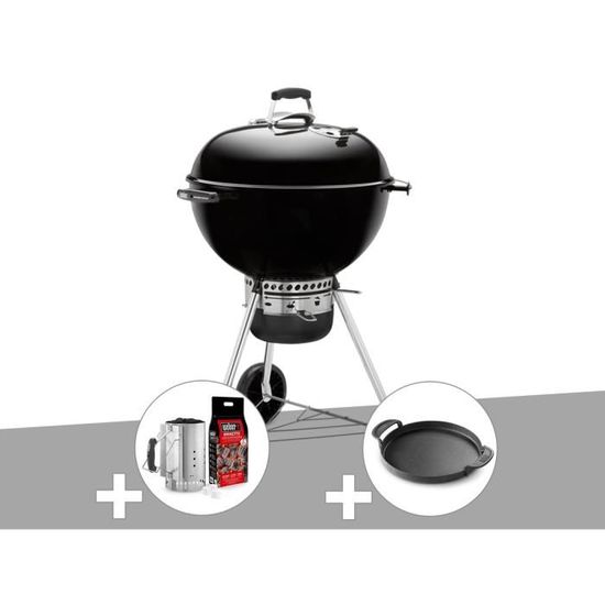 Barbecue - WEBER - Master-Touch GBS 57 cm Noir - Sur chariot - Charbon