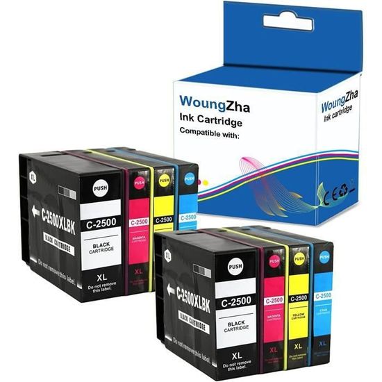 Compatible Canon PGI2500XL Value Pack Ink Cartridges - View #10