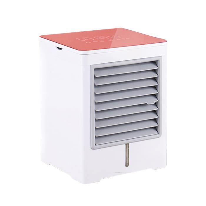 Refroidisseur Air économique Silvergear Climatiseur Mobile - Rafraîchisseur D'air Avec Brumisation USB 3 Vitesses - Sans Installation Climatisation économique