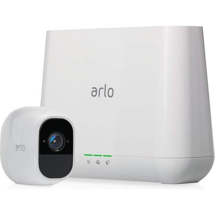 Arlo Pro 2-VMS4130P-100EUS-Kit de sécurité 100% Sans Fils-Pack de 1-Batterie rechargeable-Alarme 100 dB 1080p Jour/Nuit