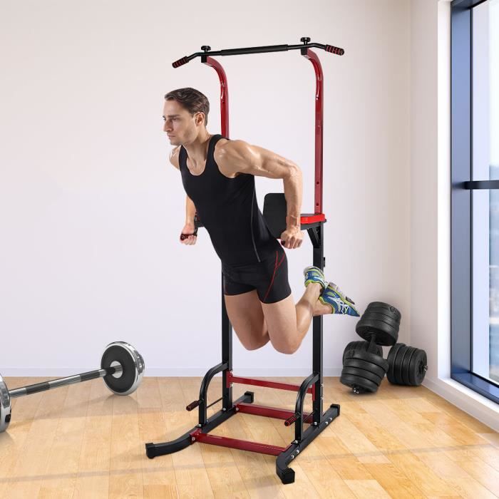 Station de tractions et fitness,Barre de traction Station musculation Dips station - Pull up bar 112x89x230cm HB044 -SUR