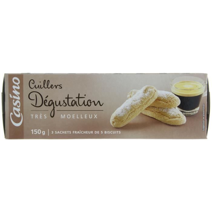 Biscuits cuillers aux oeufs frais - 3 x 5 biscuits - 150 g