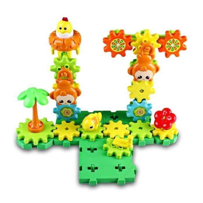 3D Jeu de Construction Forêt Animaux Assemblage Blocs Plastique Bricolage Jouet éducatif créatif Enfant Cadeaux d'anniversaire