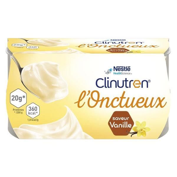 Clinutren L'Onctueux Vanille Lot de 4 x 200g