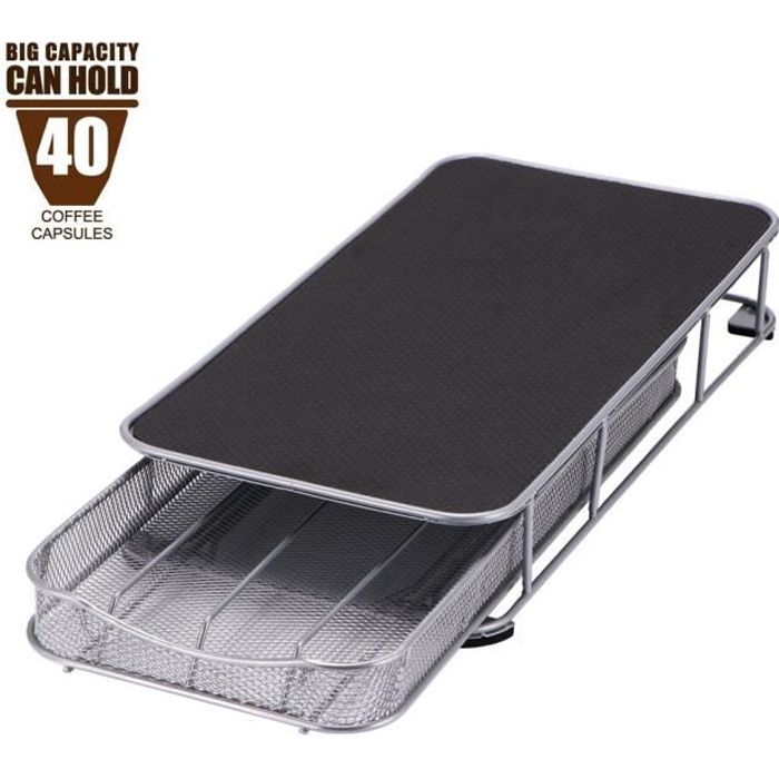 24-40 tasses métal noir café Capsule support de rangement café dosettes support fer chromé support pour Dolce Gusto Caps*DI2166