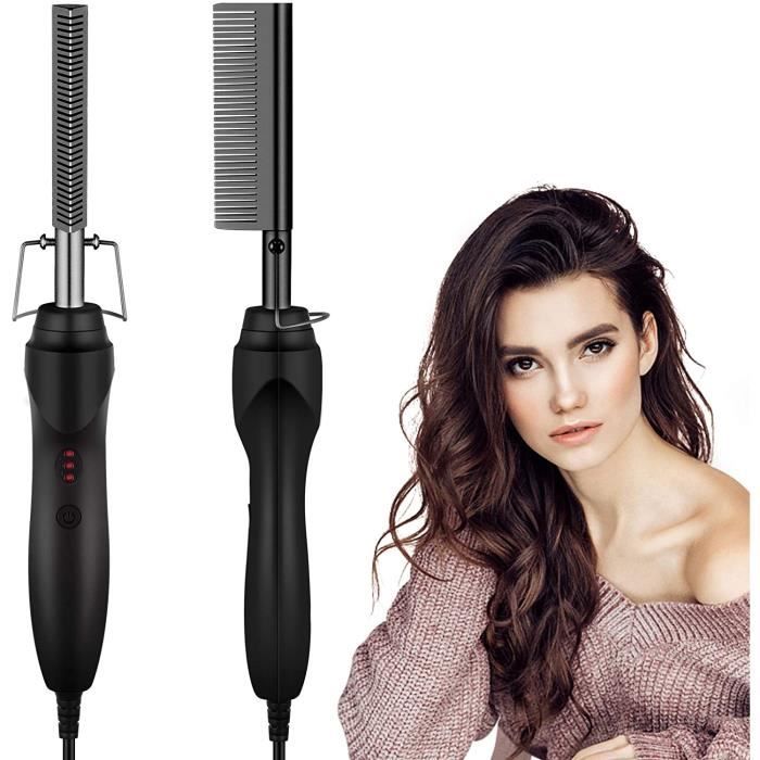 FER A LISSER Peigne Chaud Peigne,Électrique Peigne Chaud Peigne Cheveux Peigne Lissant Peigne Chauffant Peigne Lisseur, 3640