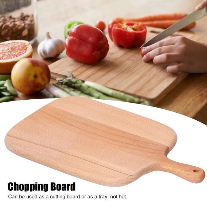 DILWE-Planche à découper Barbecue Pizza Pain Légumes Fruits Planche avec poignée(33*20*1.5cm)-LAT