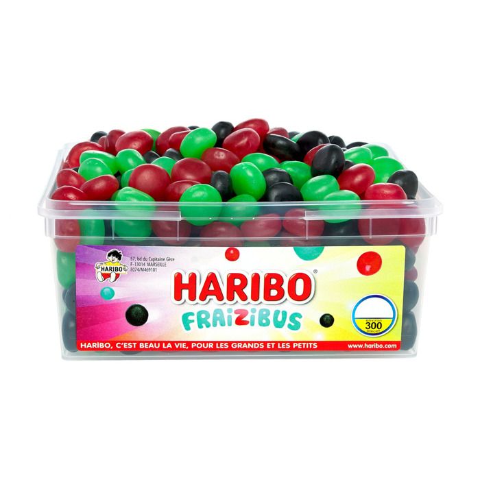 Fraizibus Haribo (Boîte de 300 pièces)
