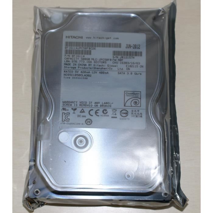 Disque dur Hitachi 3.5\