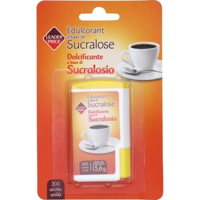 Édulcorant à base de sucralose 15,6g Leader Price