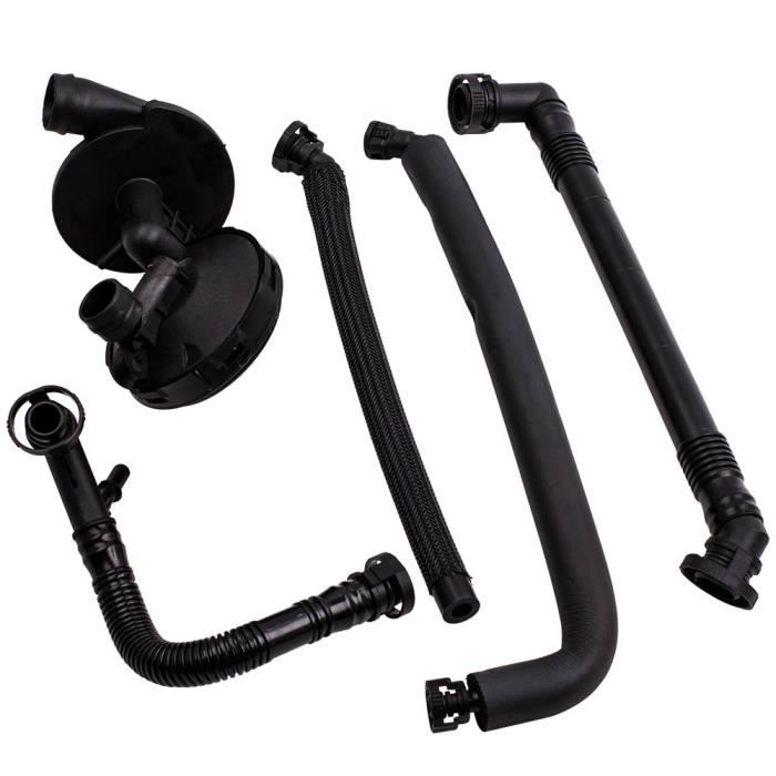 MAXPEEDINGRODS Manivelle CCV CASE Valve & Reniflard Tuyaux Kit pour BMW 3 5 7 Série E46 E39 E60
