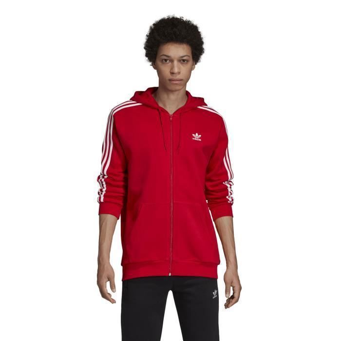 Sweatshirt à capuche adidas Fz 3 stripes