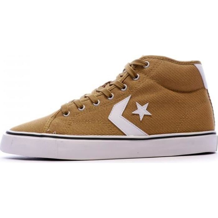 Baskets Marrons Homme Converse Star Replay MID Wheat