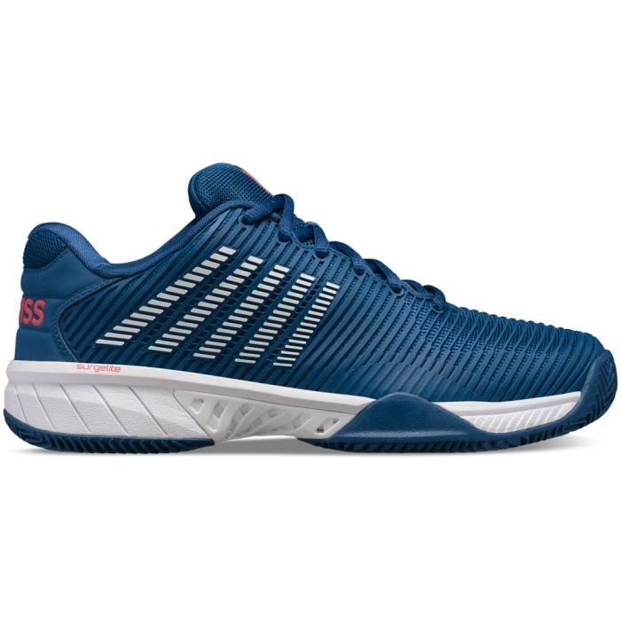 Chaussure de Tennis Dunlop hypercourt express 2 - bleu foncé/blanc/rouge - 45