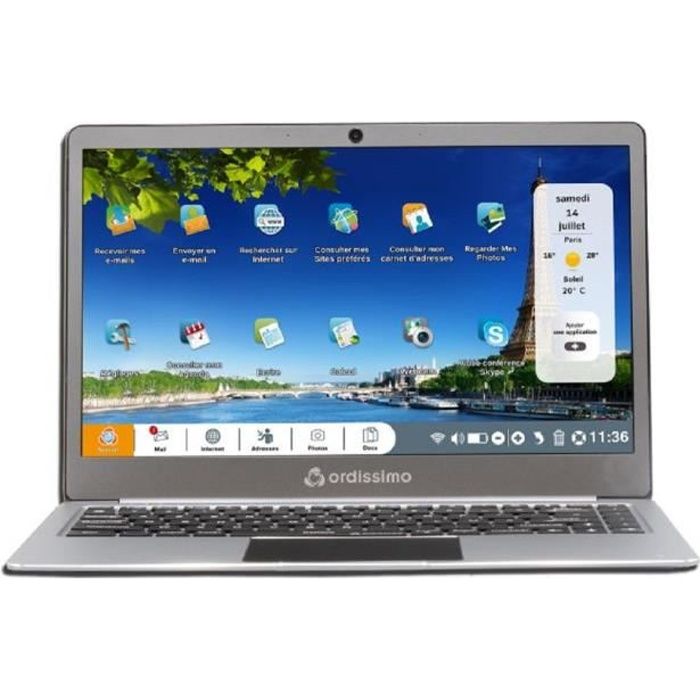 ORDINATEUR SIMPLIFIÉ ORDISSIMO Eve 3 - 13,3- FHD -3GB LPDDR3 - 32GB EMMC - CPU INTEL CELERON - WIFI
