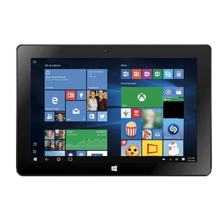 10,1 pouces Windows Business Tablette 2G + 32G PC légère et ordinateur 2 en 1