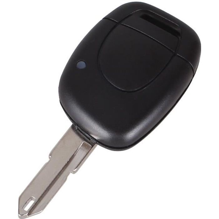 Coque Cle pour Renault Clio Esapace Kangoo Laguna Master Megane Twingo - Plip clé télécommande 1 Bouton Lame Phonillico®