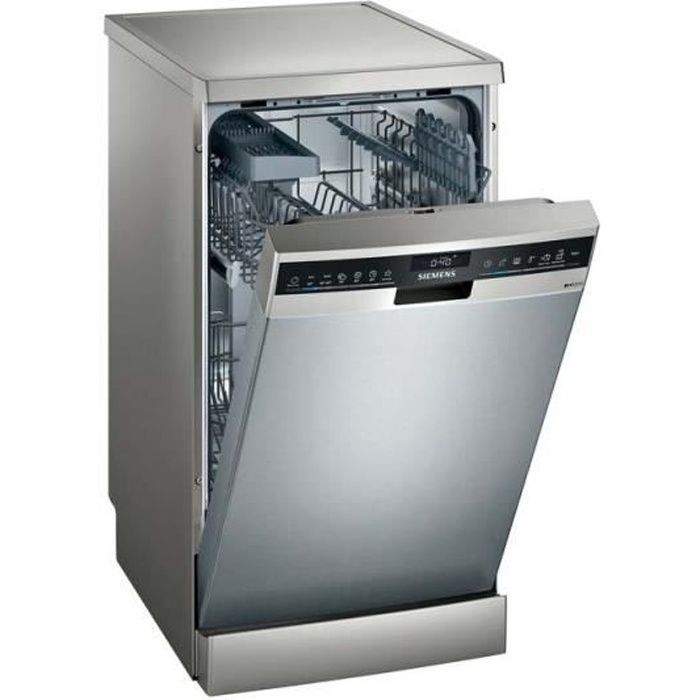 siemens - lave-vaisselle 45cm 9c 46db a+ pose-libre inox - sr23hi48ke