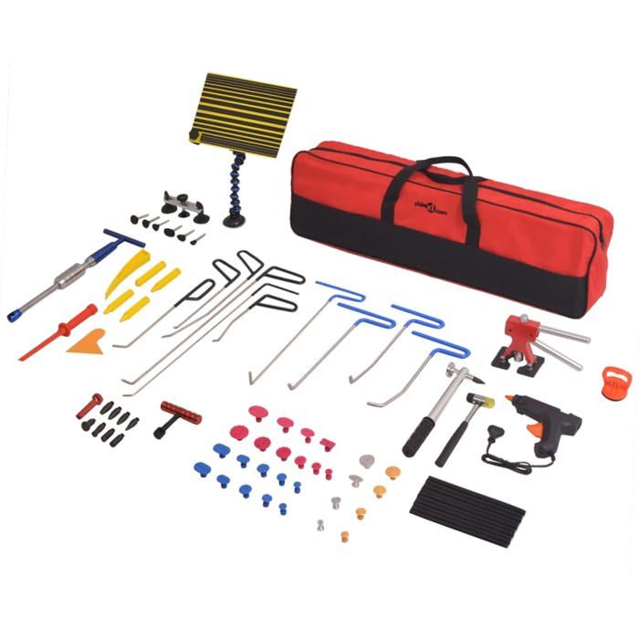 vidaXL Kit de débosselage sans peinture 80 pcs Acier inoxydable