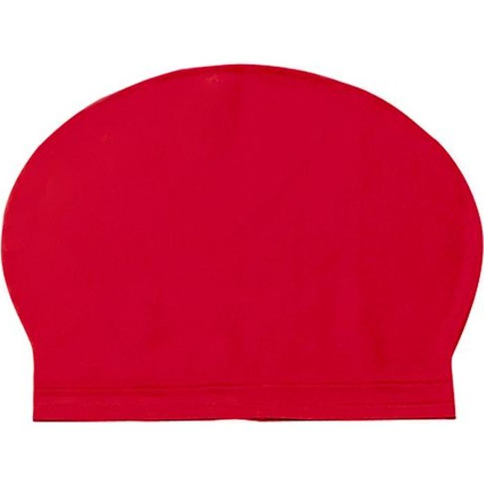 Bonnet de bain natation piscine de couleur rouge