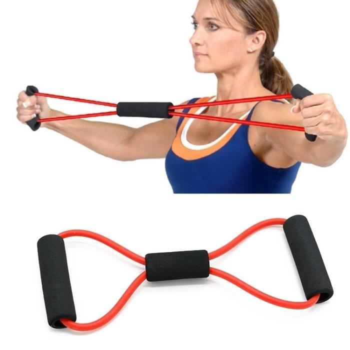 Corde de tension pour extenseur de poitrine / de traction Yoga Prati Fitness, livraison de couleur aléatoire - 205146 Noir