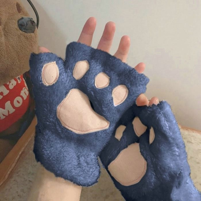 Gants Capybara En Peluche Pour L’hiver - Chauds, Avec Son Amusant, Pour Sport Et Sorties