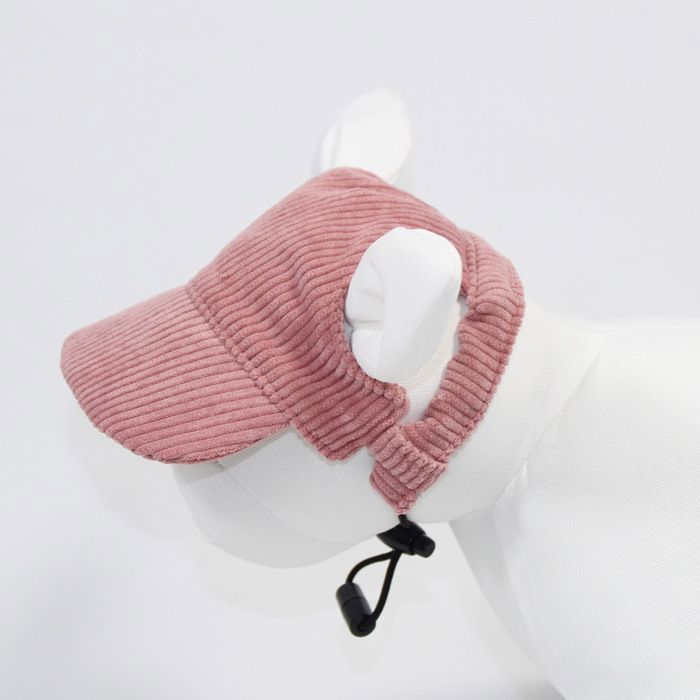 Meilleurs prix pour Casquette de Baseball pour Chiens Ajustable Chapeau avec Trous pour Oreilles Chapeau de Soleil  Convient aux Chiens (L Rose)