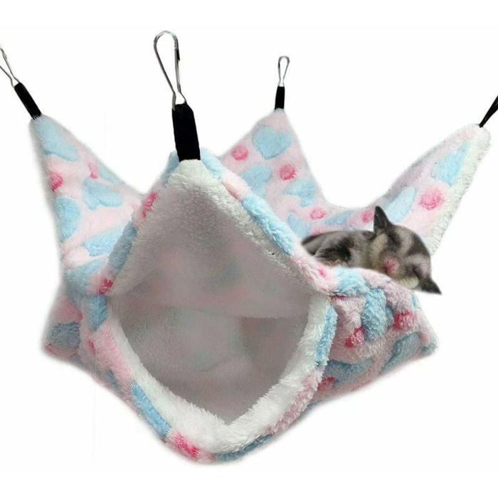 Meilleurs prix pour Hamac de cage pour petit animal domestique comme le phalanger volant. le cochon dInde. le perroquet. le furet. l’écureu Étiquette