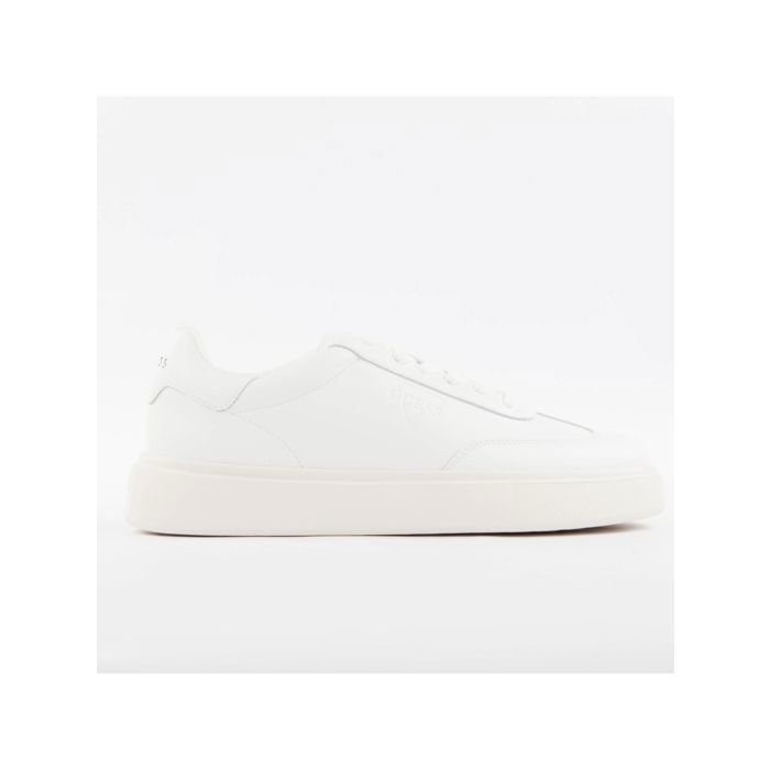 Basket Guess Homme monogramme Blanc Synthétique