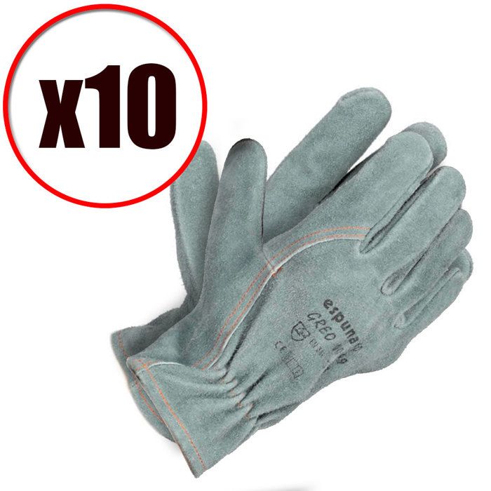 Ecd Germany 144 X Paires De Gants De Travail En Pu, Taille 10-xl