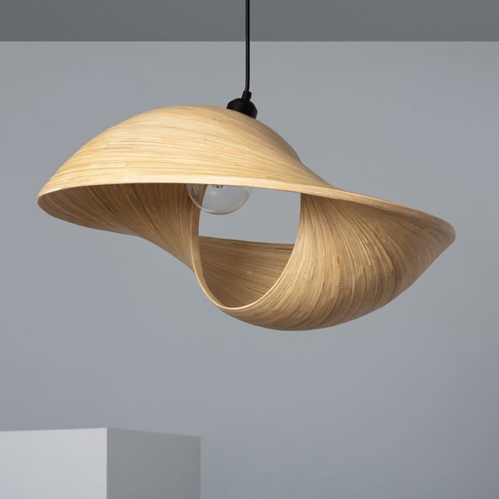 Suspension Bambou Shuka Big Acacia Ø600 mm ILUZZIA Textile noir Suspension Bambou Shuka Big Acacia Ø600 mm ILUZZIA Textile noir
