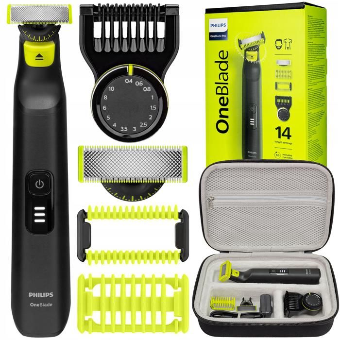 Rasoir électrique - Philips - OneBlade Pro 360 QP6542/15 - Visage et corps avec étui de transport