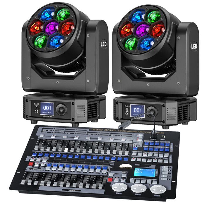 Uking Projecteur LED UV 72W 36 LED - Lampe Noire Avec Télécommande Et Contrôle DMX Pour Scène Et Fêtes
