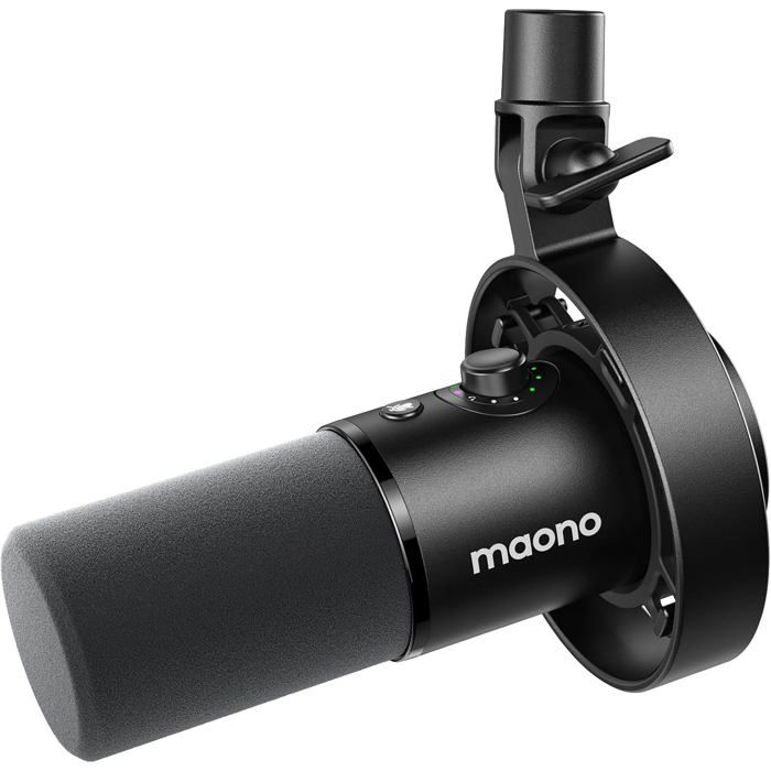 Microphone - MAONO - PD300X - Professionnel XLR-USB - Réduction du Bruit - 192kHz-24-bit