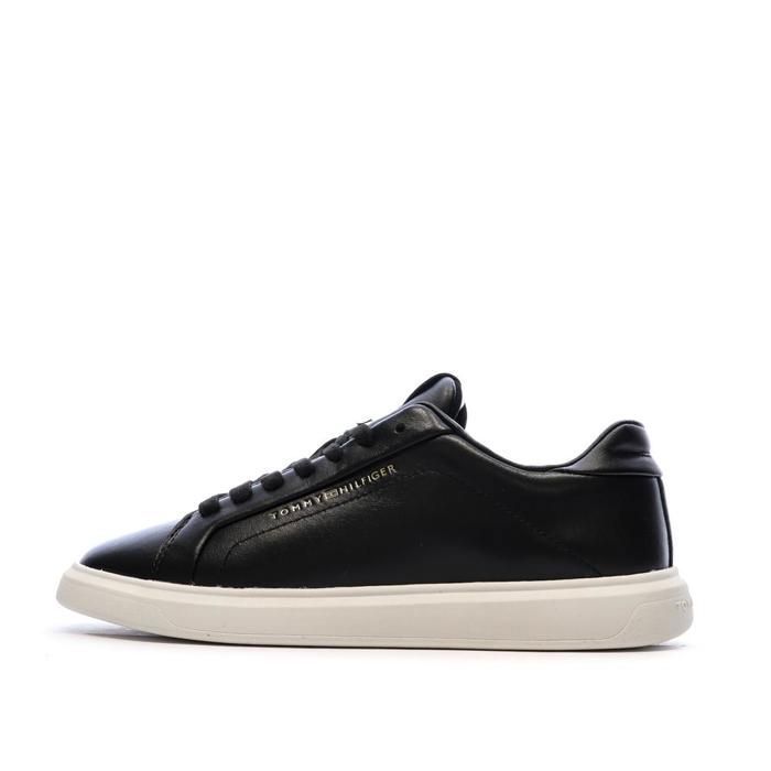 Tommy Hilfiger Baskets Noir Femme Tommy Hilfiger Icon Court Light
