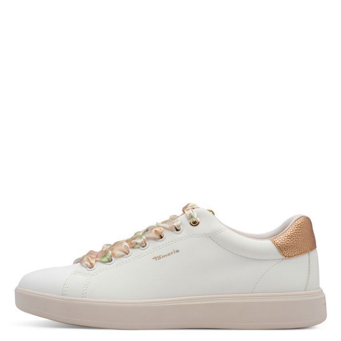tamaris Basket Femme - TAMARIS - Blanc - Plat - Lacets