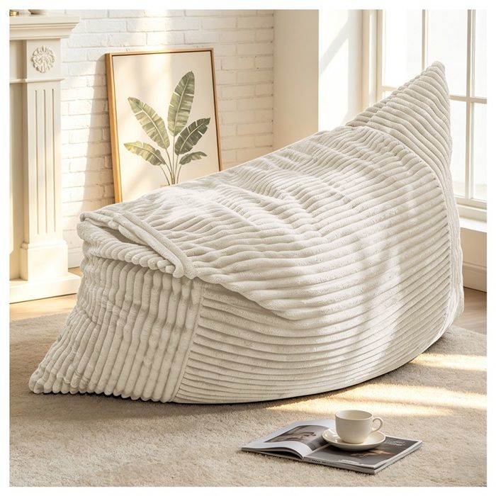 Fauteuil-bac oversized DDY-MIBAI – Réglable (assis/allongé) idéal détente & vie familiale