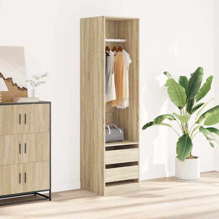 Suport vêtements - VIDAXL - TOP Garde-robe moderne - avec tiroirs - Chêne sonoma - Bois dingénierie &&40138 Suport vêtements - VIDAXL - TOP Garde-robe moderne - avec tiroirs - Chêne sonoma - Bois dingénierie &&40138