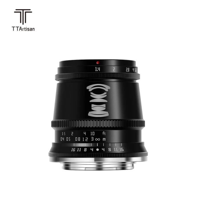 TTARTISAN 23 mm F1.4 obiettivo per fotocamera APS-C messa a fuoco manuale grandangolare obiettivo primario portatile per Sony E mount adatto per TTARTISAN 23 mm F1.4 obiettivo per fotocamera APS-C messa a fuoco manuale grandangolare obiettivo primario portatile per Sony E mount adatto per