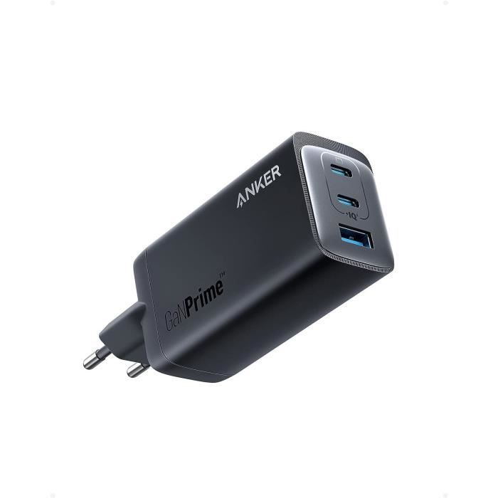 Anker 737 Chargeur USB C GaNPrime Chargeur Mural Compact 3 Ports