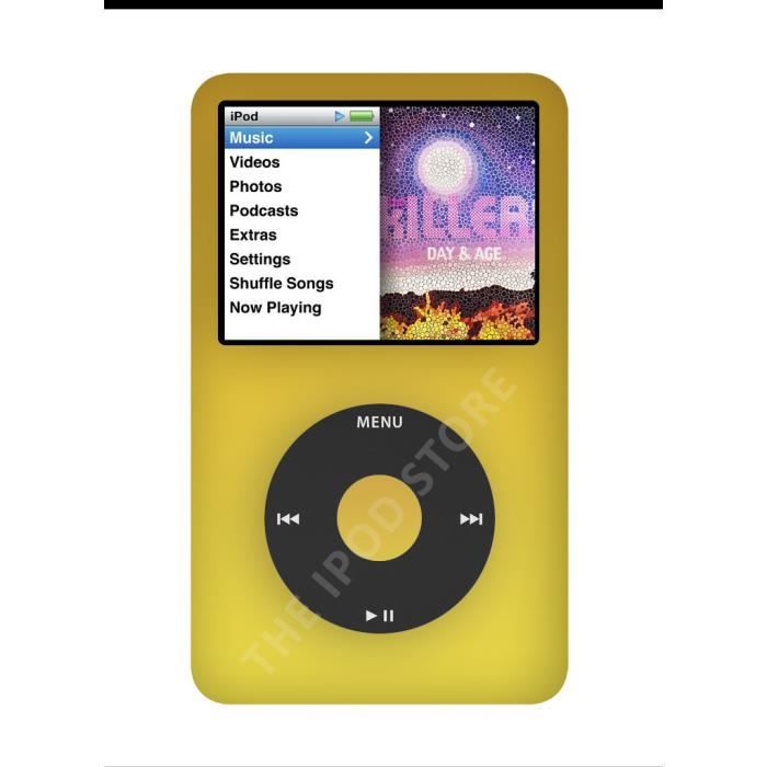 Apple iPod Digital MP3 Player iPod Classic 256 Go 7e génération Or