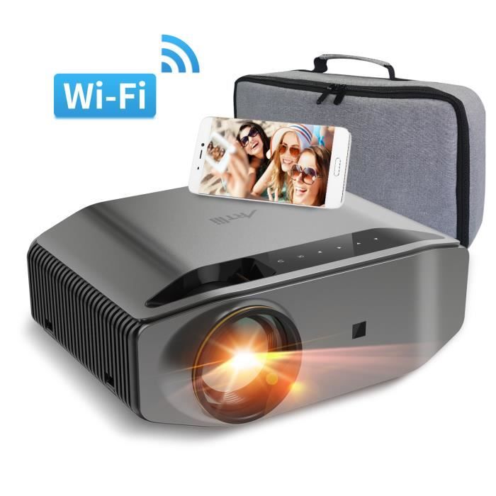 Videoprojecteur, 20000 Lumens 4K Supporte Retroprojecteur, Native 1080P  Full Hd Wifi6 Bluetooth5.2 Projecteur Portable, Video[H116] - Cdiscount TV  Son Photo